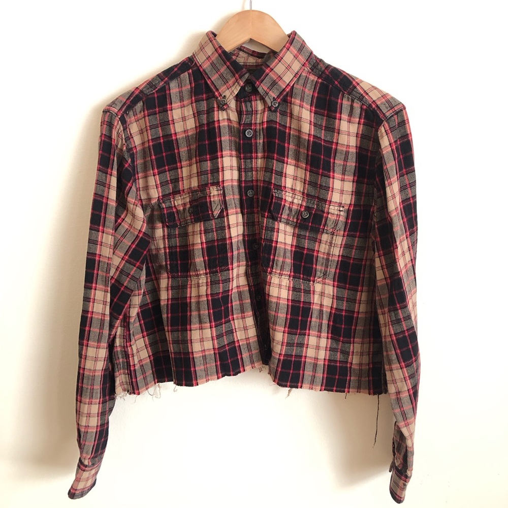 Cropped Soft Flannel - Women’s Med / Men’s Small
